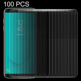 100 PCS 0.26mm 9H 2.5D Tempered Glass Film for Galaxy J6 (2018)