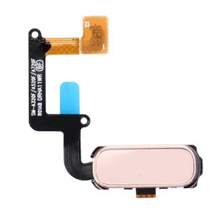 Home Button Flex Cable with Fingerprint Identification for Galaxy A3 (2017) / A320 & A5 (2017) / A520 & A7 (2017) / A720(Pink)