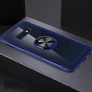 Scratchproof TPU + Acrylic Ring Bracket Protective Case for Galaxy S10e(Blue)