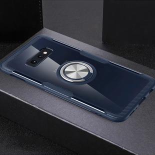 Scratchproof TPU + Acrylic Ring Bracket Protective Case for Galaxy S10e(Navy Blue)