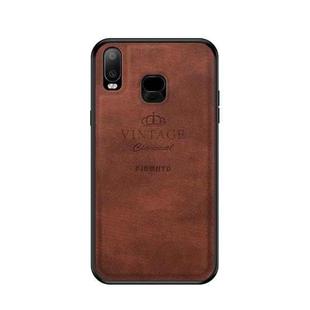 PINWUYO Shockproof Waterproof Full Coverage PC + TPU + Skin Protective Case for Galaxy A6s (Brown)