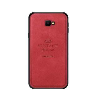 PINWUYO Shockproof Waterproof Full Coverage PC + TPU + Skin Protective Case for Galaxy J4 Plus (Red)