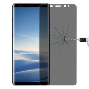 For Galaxy Note 8 0.26mm 9H Surface Hardness 3D Curved Privacy Anti-glare Full Screen Tempered Glass Screen Protector (Transparent)