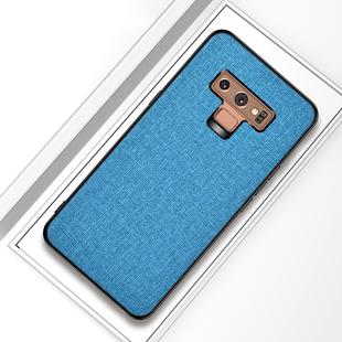 Shockproof Cloth Texture PC+ TPU Protective Case for Galaxy Note9 (Blue)