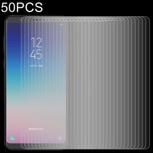 50 PCS 0.26mm 9H 2.5D Tempered Glass Film for Galaxy A9 Star