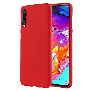 GOOSPERY SOFT FEELING  Liquid TPU Drop Protection Soft Shell for Galaxy A70(Red)