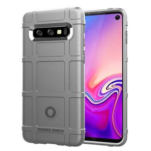 Full Coverage Shockproof TPU Case for Galaxy S10 (Grey)