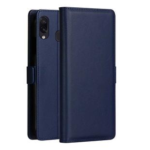 DZGOGO MILO Series PC + PU Horizontal Flip Leather Case for Galaxy A40, with Holder & Card Slot & Wallet (Blue)