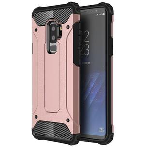 For Galaxy S9+ TPU + PC 360 Degree Protection Shockproof Protective Back Case(Rose Gold)