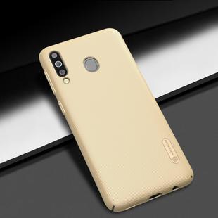 NILLKIN Frosted Concave-convex Texture PC Case for Galaxy M30 (Gold)
