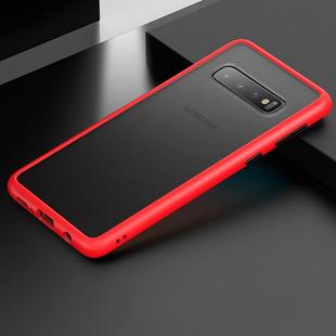 Shockproof  Frosted PC+ TPU Case for Galaxy S10(Red)