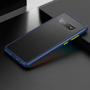 Shockproof  Frosted PC+ TPU Case for Galaxy S10+ (Blue)