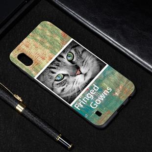 Cat Painted Pattern Soft TPU Case for Galaxy A10