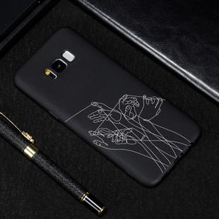 Five Hands Painted Pattern Soft TPU Case for Galaxy S8
