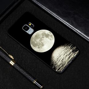 Moon Painted Pattern Soft TPU Case for Galaxy S9