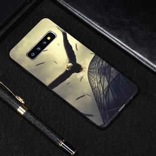 Eagle Painted Pattern Soft TPU Case for Galaxy S10+