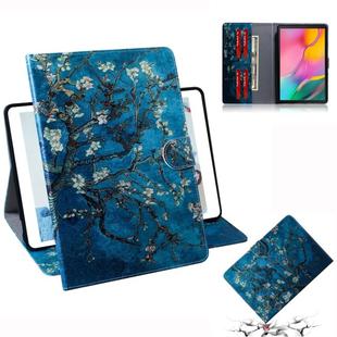 Apricot Blossom Pattern Horizontal Flip Leather Case for Galaxy Tab A 10.1 (2019) T510 / T515, with Holder & Card Slot & Wallet