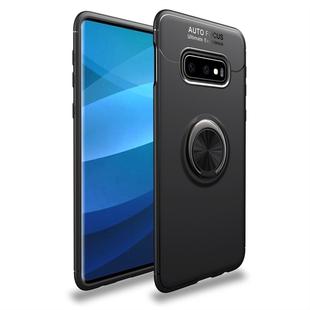 lenuo Shockproof TPU Protective Case for Galaxy S10 E, with Invisible Holder(Black)