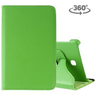 Litchi Texture Rotating ClassicBusiness Horizontal Flip Leather Case for Galaxy Tab A 8.0 T387, with Holder(Green)