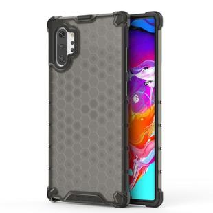 Shockproof Honeycomb PC + TPU Case for Galaxy Note 10+ (Black)