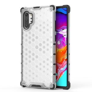 Shockproof Honeycomb PC + TPU Case for Galaxy Note 10+ (Transparent)