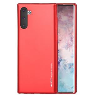 GOOSPERY i-JELLY TPU Shockproof and Scratch Case for Galaxy Note 10(Red)