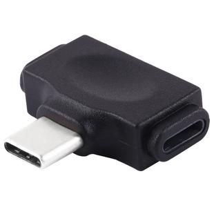 8 Pin Female + Micro USB Female to USB-C / Type-C Male Multi-function Adapter(Black)