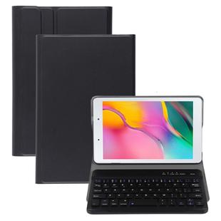 Ultra-thin Detachable Magnetic Bluetooth Keyboard Leather Tablet Case for Galaxy Tab A 8.0 2019 P200 / P205, with Holder(Black)