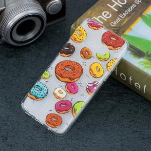 Doughnut Pattern Transparent TPU Protective Case for Galaxy S10e