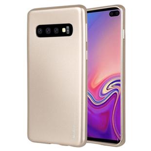 GOOSPERY I JELLY METAL TPU Case for Galaxy S10 (Gold)