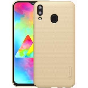 NILLKIN Frosted Concave-convex Texture PC Case for Galaxy M20 (Gold)