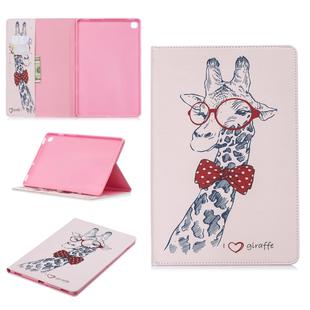 Colored Drawing Deer Pattern Horizontal Flip Leather Case for Galaxy Tab S5e 10.5 T720 / T725, with Holder & Card Slots & Wallet