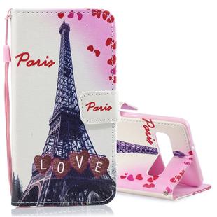 Love Tower Pattern Horizontal Flip Leather Case for Galaxy S10 5G, with Holder & Card Slots & Wallet