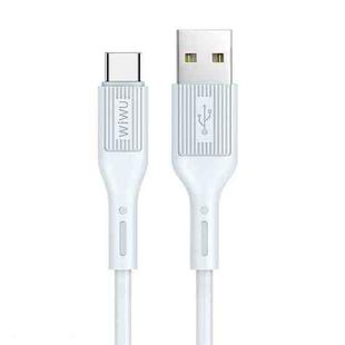 WIWU G50 1.2m 2.4A USB to Type-C/USB-C Charging Cable(White)