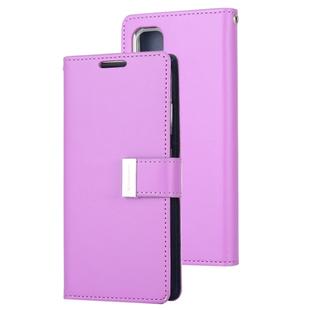 GOOSPERY RICH DIARY For Galaxy S20+ PU + TPU Crazy Horse Texture Horizontal Flip Leather Case, with Card Slots & Wallet & Photo frame (Purple)