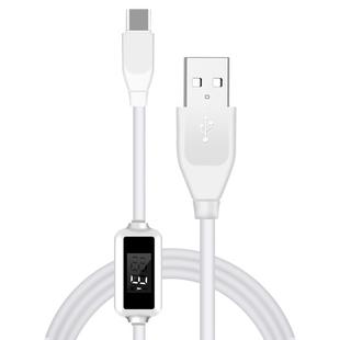 USB to Type-C / USB-C Charging Cable with LED Display Screen