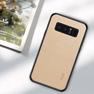 MOFI Shockproof TPU + PC + Cloth Case for Galaxy Note 8 (Gold)