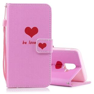 Heart Pattern Horizontal Flip Leather Case for Galaxy A6 (2018), with Holder & Card Slots & Wallet