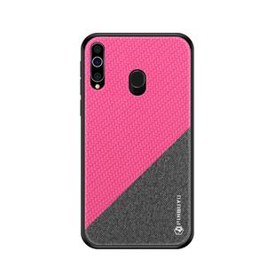 PINWUYO Honors Series Shockproof PC + TPU Protective Case for Galaxy A60 (Magenta)