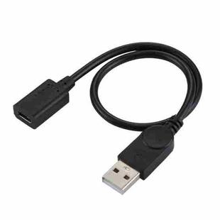 USB-C / Type-C Female to USB 2.0 Male Adapter Cable, Total Length: 33cm