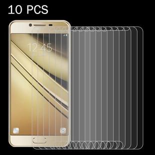 10 PCS For Galaxy C7 / C700 0.26mm 9H Surface Hardness 2.5D Explosion-proof Tempered Glass Screen Film