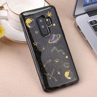Star Pattern TPU Protective Back Cover Case for Galaxy S9+(Yellow)