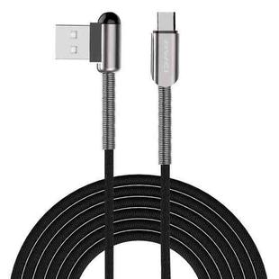 awei CL-23 2m 2.4A USB to USB-C / Type-C Fast Charging + Data Transmission Cable (Black)