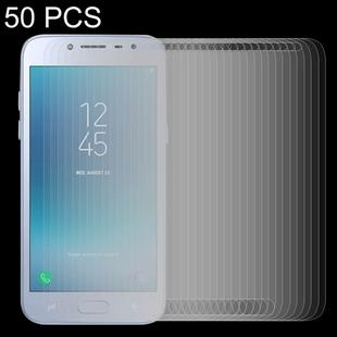 50 PCS for Galaxy J2 Pro (2018) 0.26mm 9H Surface Hardness 2.5D Explosion-proof Tempered Glass Screen Film, No Retail Package