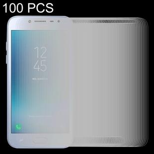 100 PCS for Galaxy J2 Pro (2018) 0.26mm 9H Surface Hardness 2.5D Explosion-proof Tempered Glass Screen Film