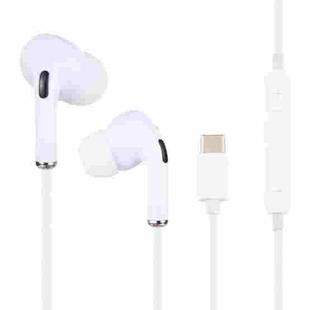 USB-C / Type-C In-ear Wired Earphone with Mic, Not For Samsung Phones, Cable Length: about 1.2m