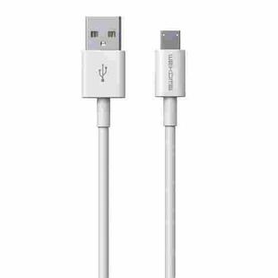 WK WDC-117 3A Micro USB Fast Charging Charging Cable, Length: 1.2m(White)