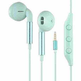 520 3.5mm Plug In-ear Wired Wire-control Earphone, Cable Length: 1.2m(Green)