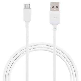 MOMAX DM16W 2.4A USB to Micro USB Charging Transmission Data Cable, Cable Length: 1m(White)