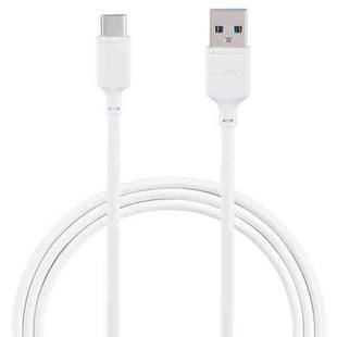 MOMAX DA16W 3A USB to USB-C / Type-C Charging Transmission Data Cable, Cable Length: 1m(White)